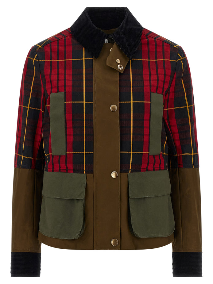 Alexander McQueen Multicolor Cotton Full-Length Jacket