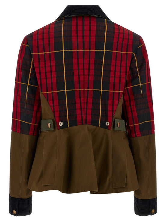 Alexander McQueen Multicolor Cotton Full-Length Jacket