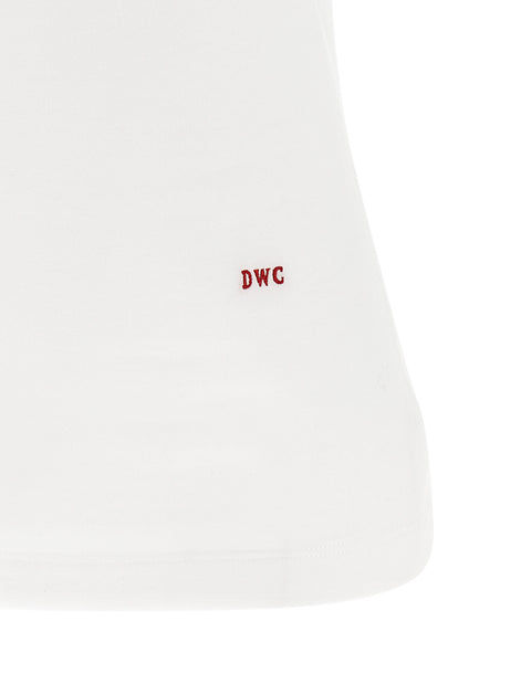 Dsquared² White Cotton Tank Tops