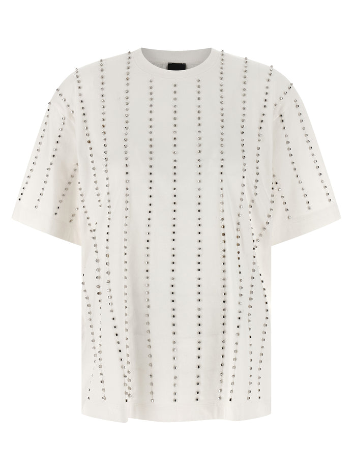 PINKO White Cotton T-Shirt