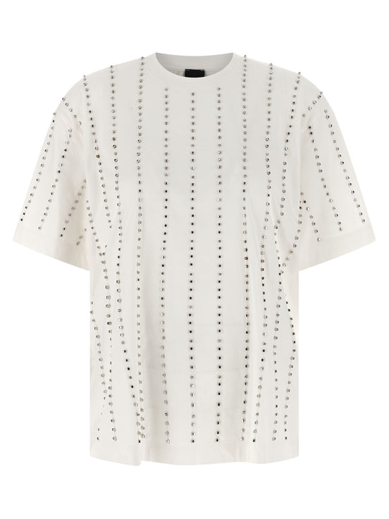 PINKO White Cotton T-Shirt