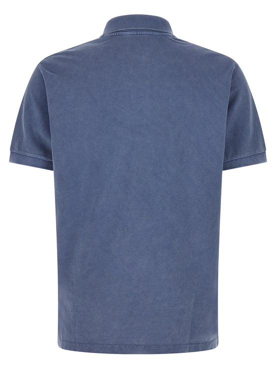 Isabel Marant Blue Cotton Polo Shirt