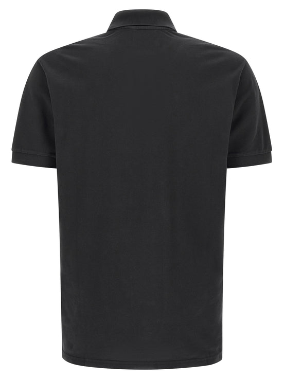 Isabel Marant Black Cotton Polo Shirt