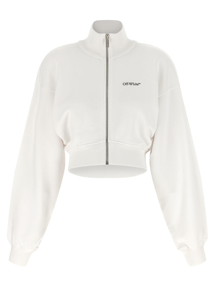 Off-White White Cotton Sweatshirt