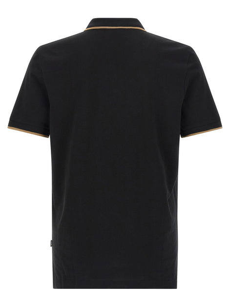 Hugo Boss Black Cotton Polo Shirt