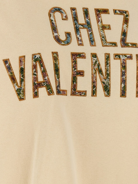 Valentino Garavani Beige Cotton T-Shirt
