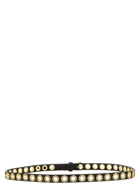 PINKO Black Polyethylene Regular Belt