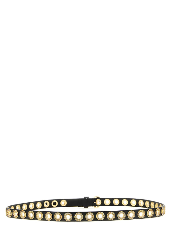 PINKO Black Polyethylene Regular Belt