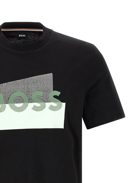 Hugo Boss Black Cotton T-Shirt