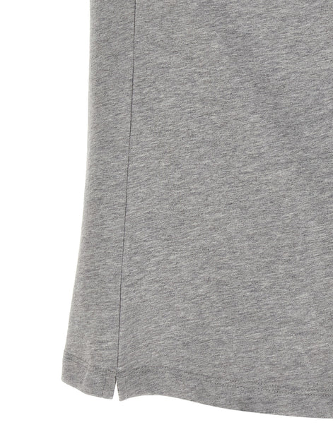 Brunello Cucinelli Gray Cotton Polo Shirt
