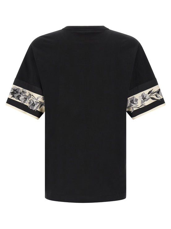 Dolce & Gabbana Black Cotton Long Sleeve T-Shirt