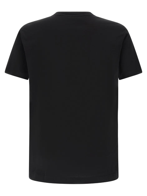 Dolce & Gabbana Black Cotton T-Shirt