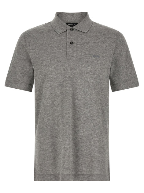 Hugo Boss Gray Cotton Polo Shirt