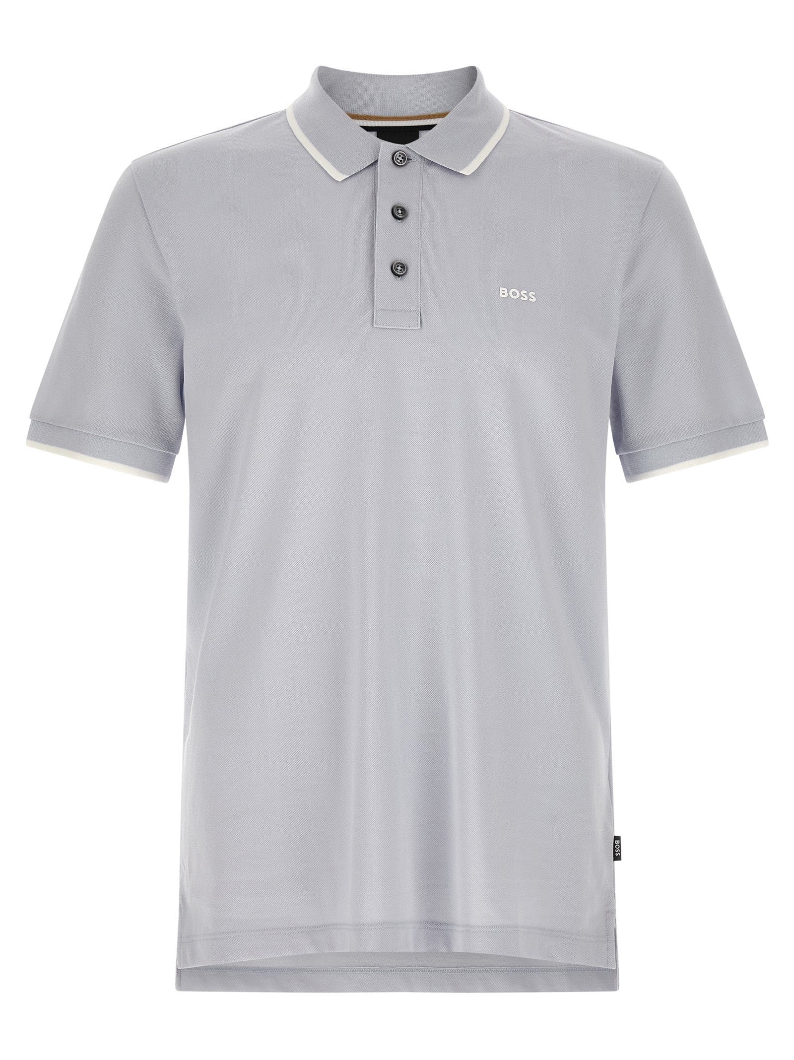 Hugo Boss Blue Cotton Polo Shirt
