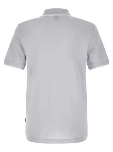 Hugo Boss Blue Cotton Polo Shirt