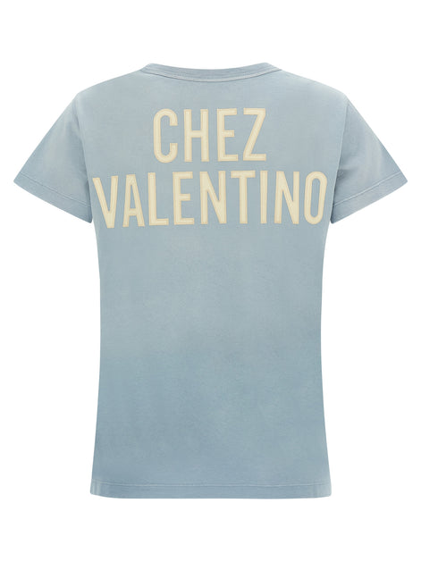 Valentino Garavani Blue Cotton T-Shirt
