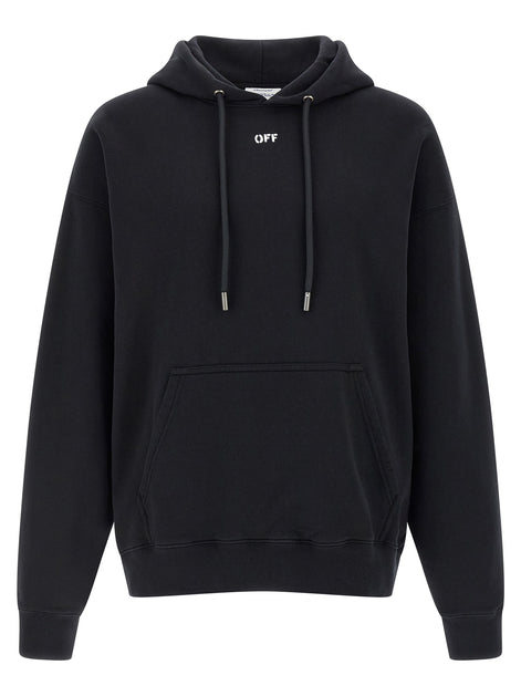 Off-White Black Cotton Sweatshirt