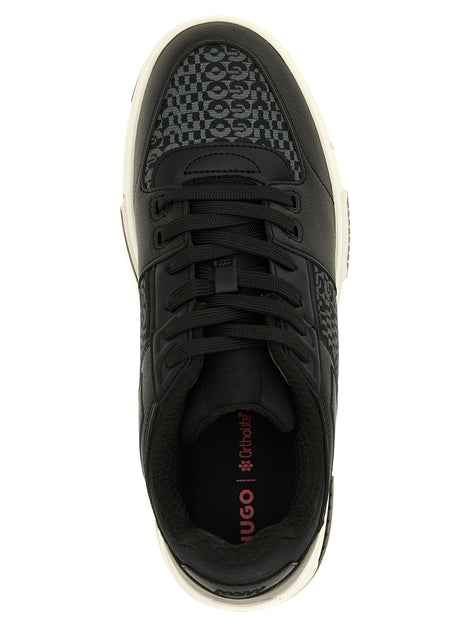 Hugo Boss Black Polyester Low Top Sneakers