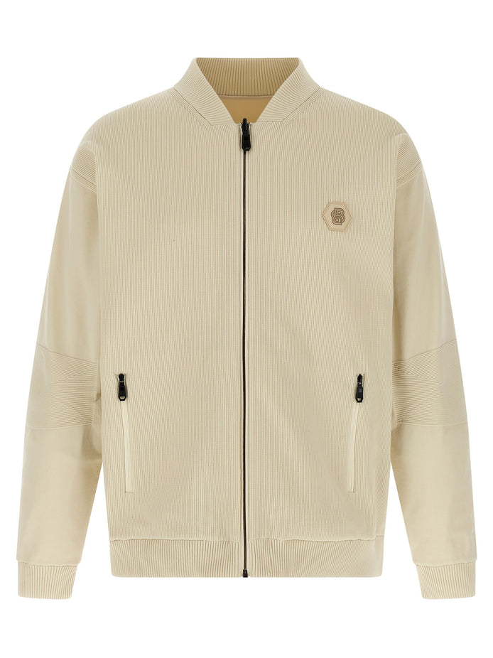 Hugo Boss Beige Polyamide Bomber