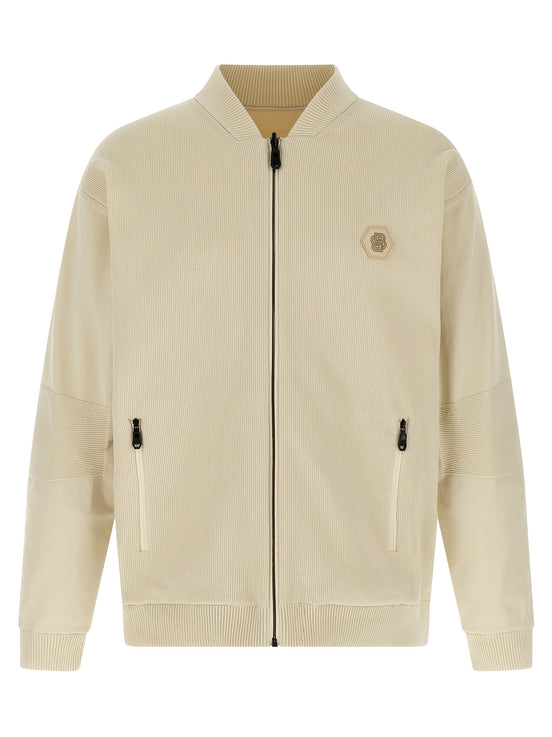 Hugo Boss Beige Polyamide Bomber