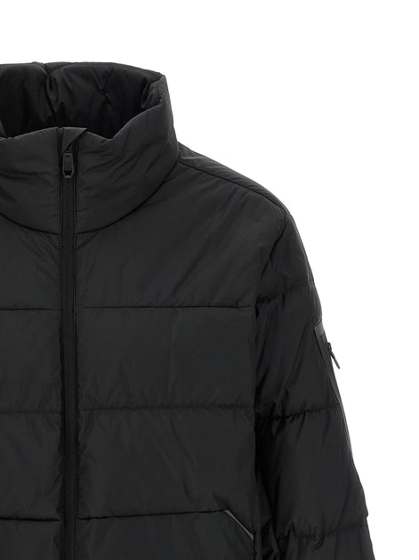 Hugo Boss Black Polyester Full-Length Jacket