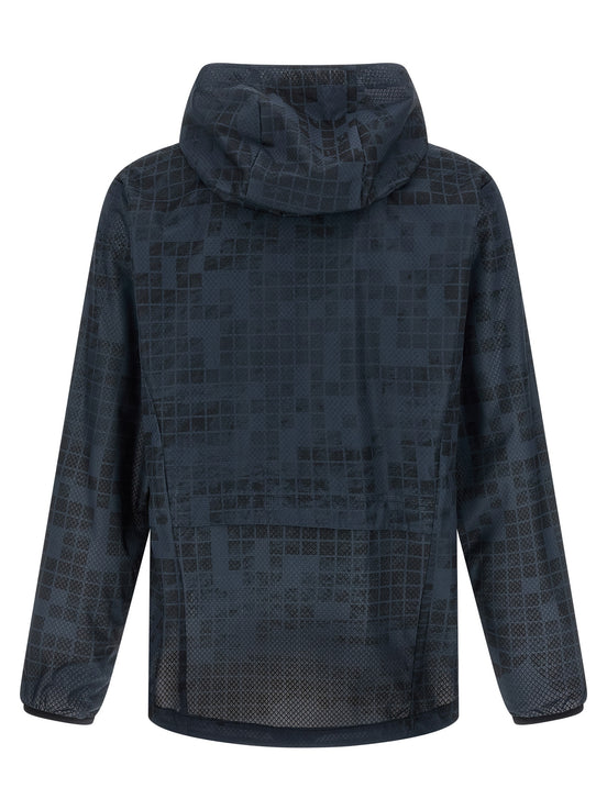 Hugo Boss Blue Rubber Shell Jacket