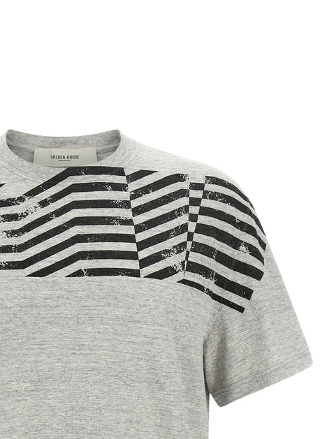 Golden Goose Gray Cotton T-Shirt