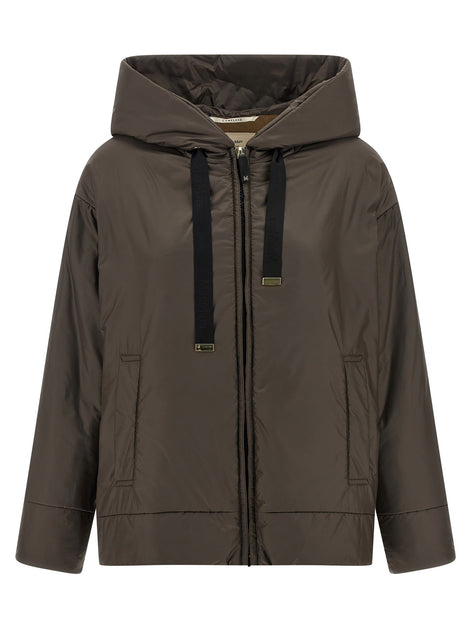 Max Mara Brown Polyester Shell Jacket