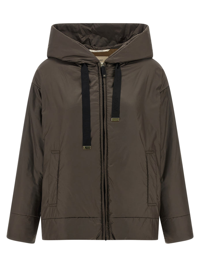 Max Mara Brown Polyester Shell Jacket