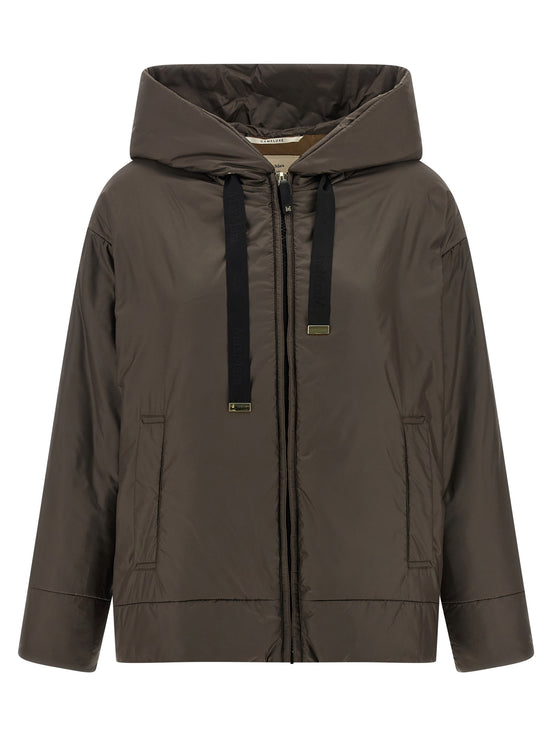 Max Mara Brown Polyester Shell Jacket