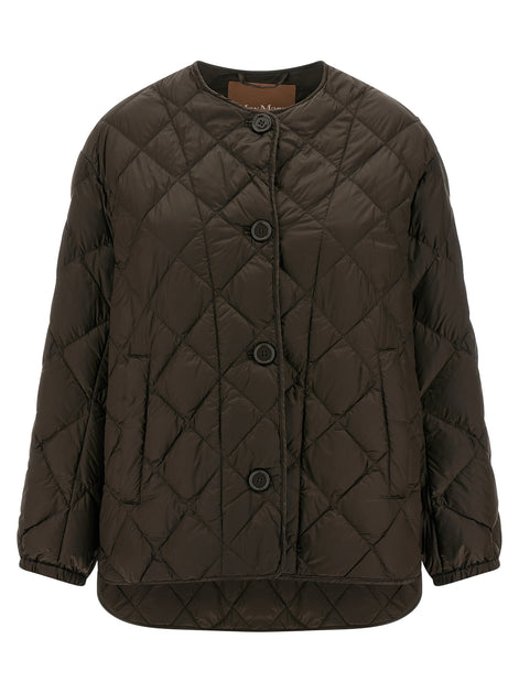 Max Mara Brown Polyamide Full-Length Jacket