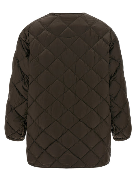 Max Mara Brown Polyamide Full-Length Jacket