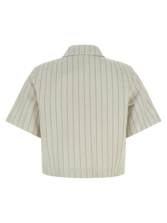 Max Mara Beige Cotton Full-Length Jacket