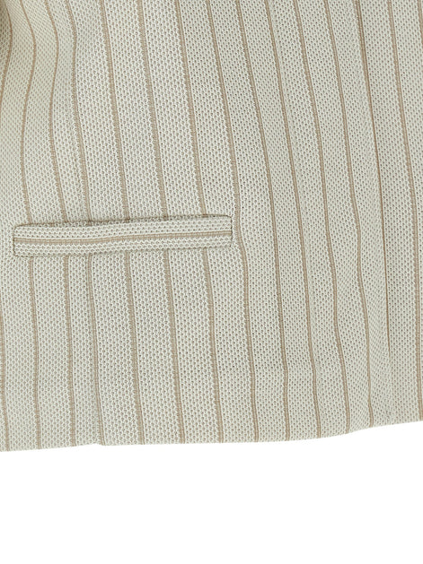 Max Mara Beige Cotton Full-Length Jacket