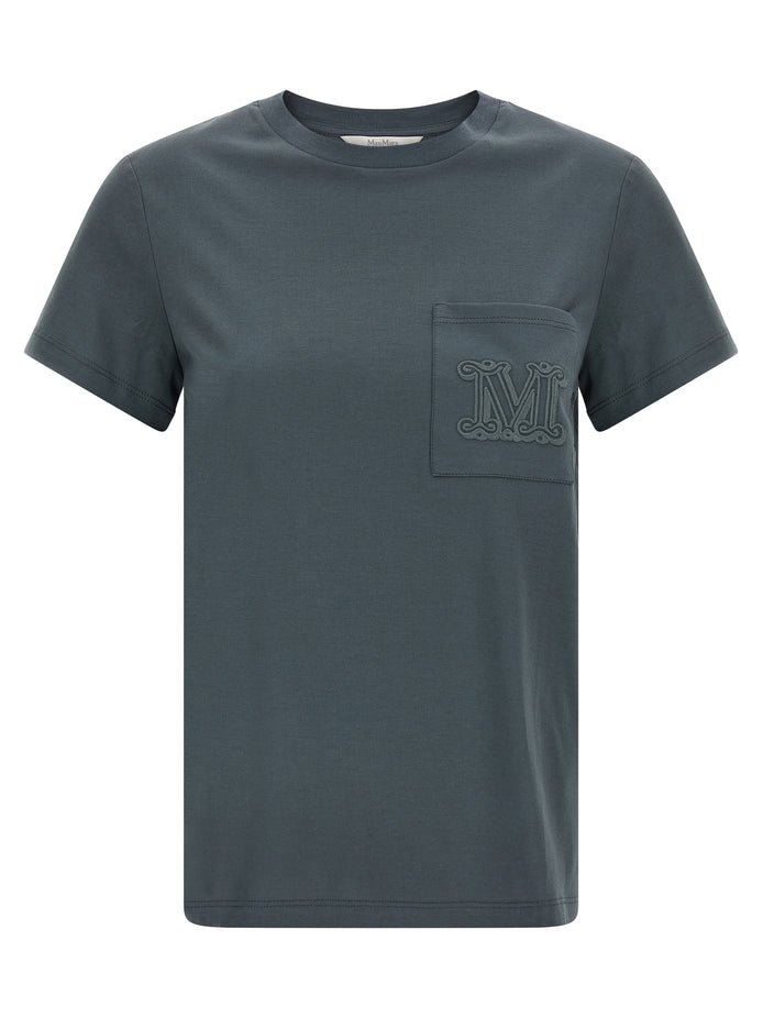 Max Mara Gray Cotton T-Shirt