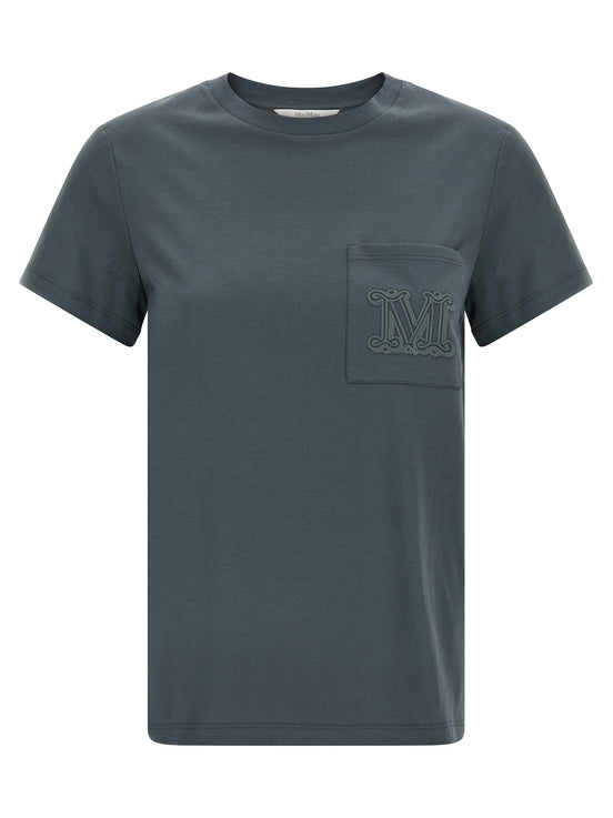 Max Mara Gray Cotton T-Shirt