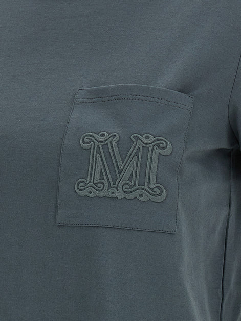 Max Mara Gray Cotton T-Shirt