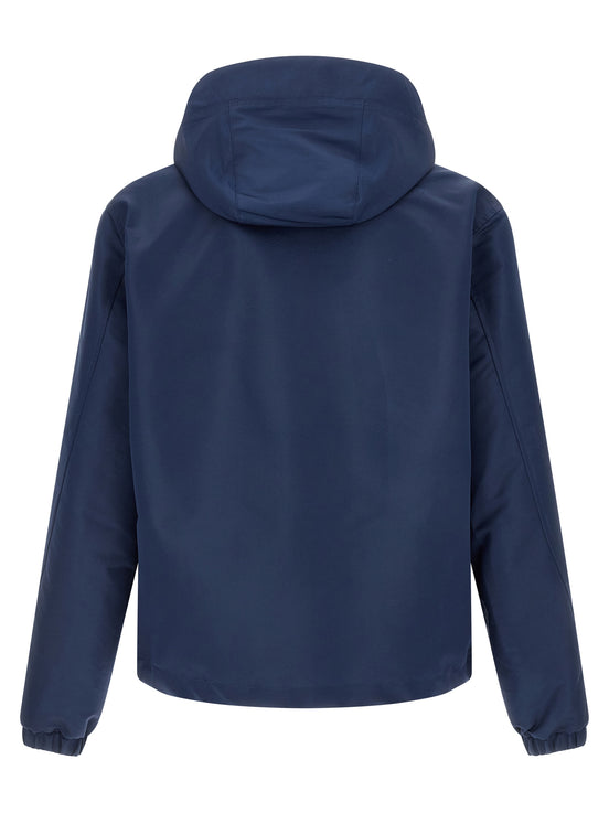 Givenchy Blue Polyester Shell Jacket
