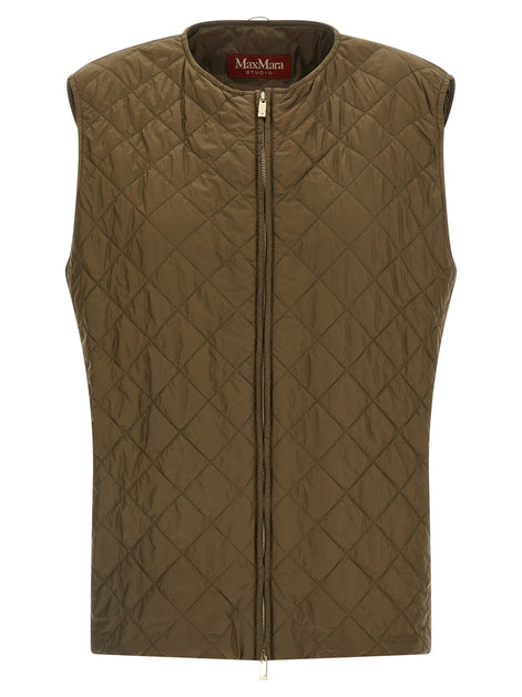 Max Mara Bicolor Virgin Wool Coat