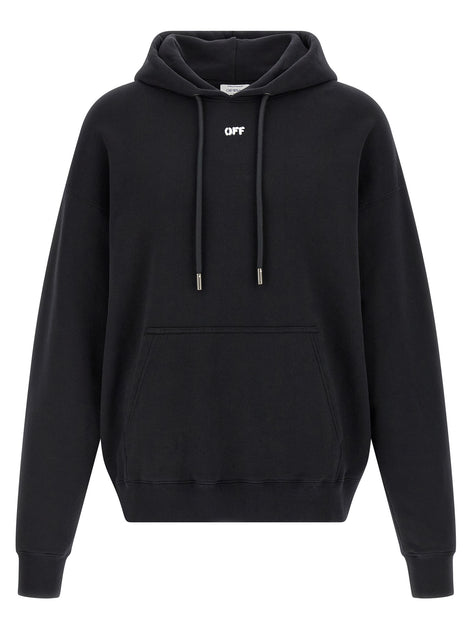 Off-White Black Cotton Sweatshirt