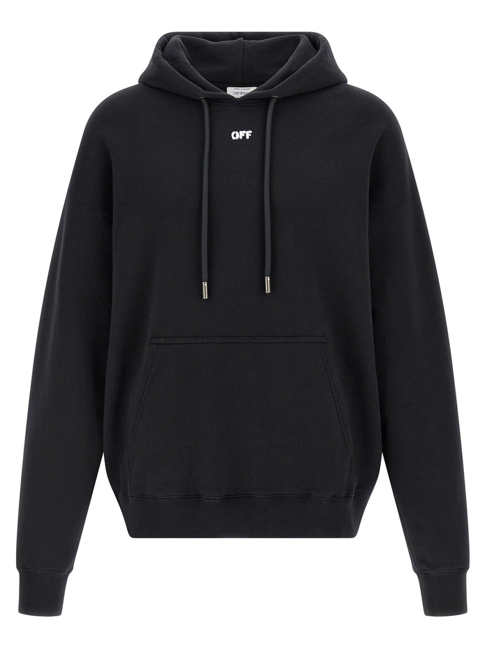 Off-White Black Cotton Sweatshirt