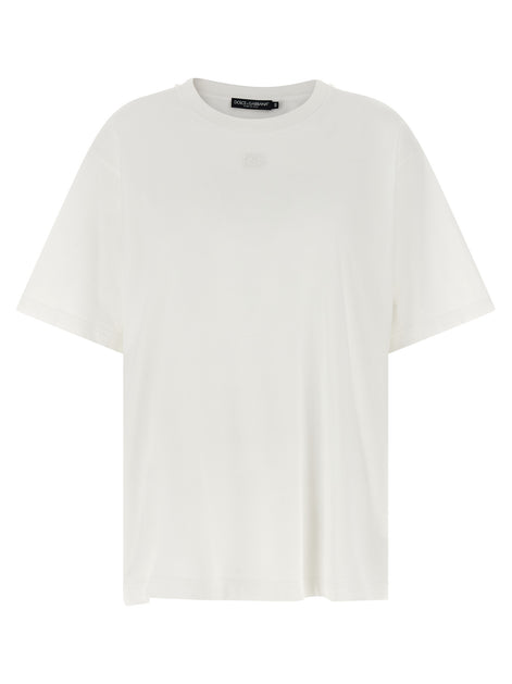 Dolce & Gabbana White Cotton T-Shirt