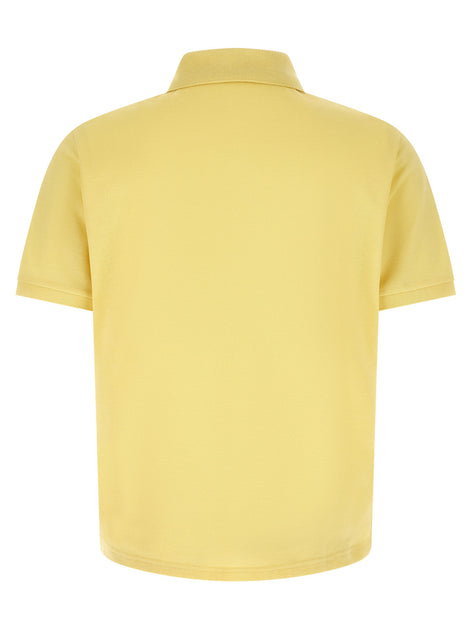 Saint Laurent Bicolor Cotton Polo Shirt