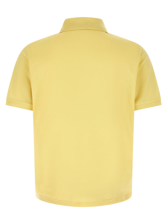 Saint Laurent Bicolor Cotton Polo Shirt