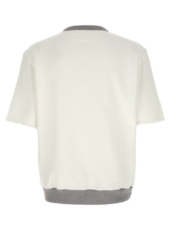 Brunello Cucinelli White Cotton Sweatshirt