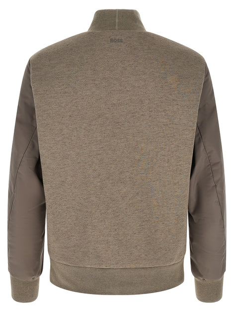 Hugo Boss Gray Modal Bomber