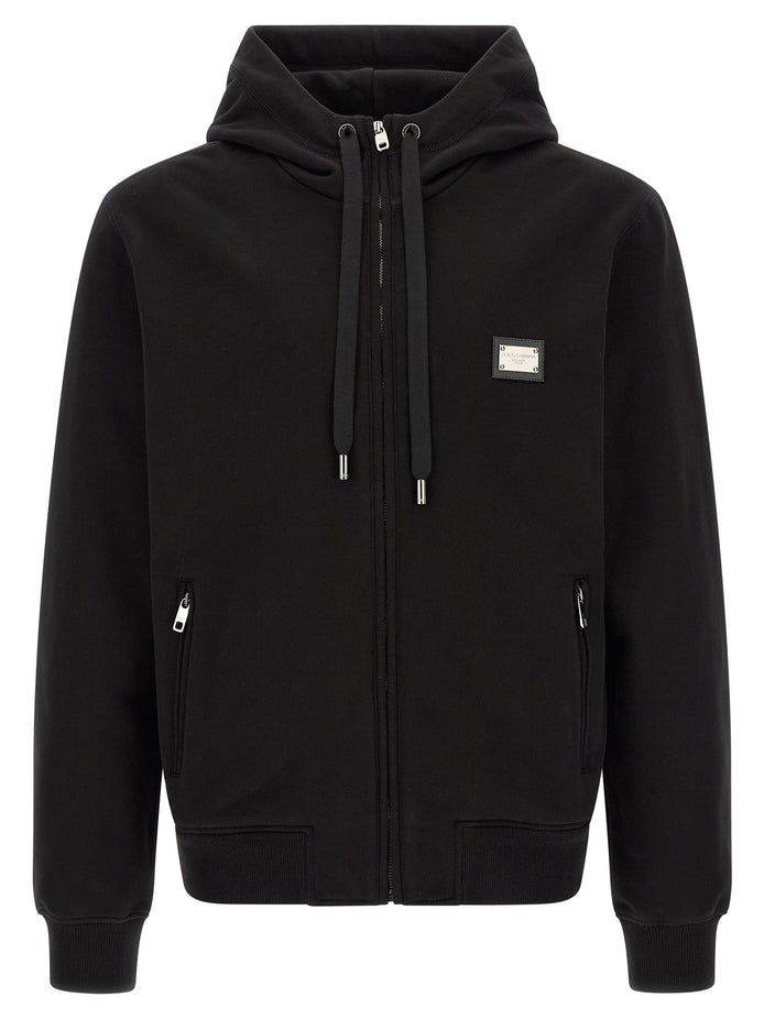 Dolce & Gabbana Black Cotton Sweatshirt