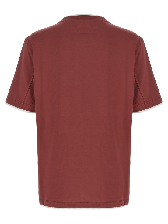 Brunello Cucinelli Multicolor Cotton T-Shirt