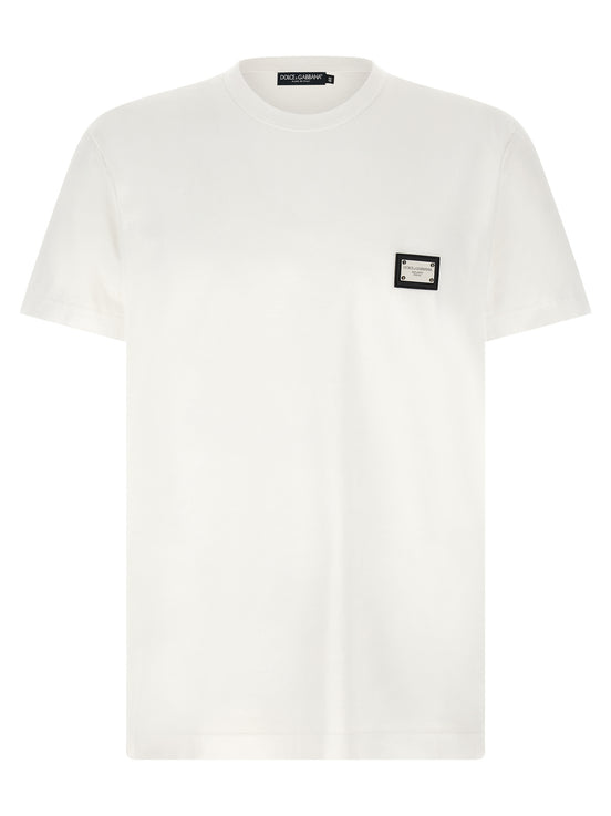 Dolce & Gabbana White Cotton T-Shirt