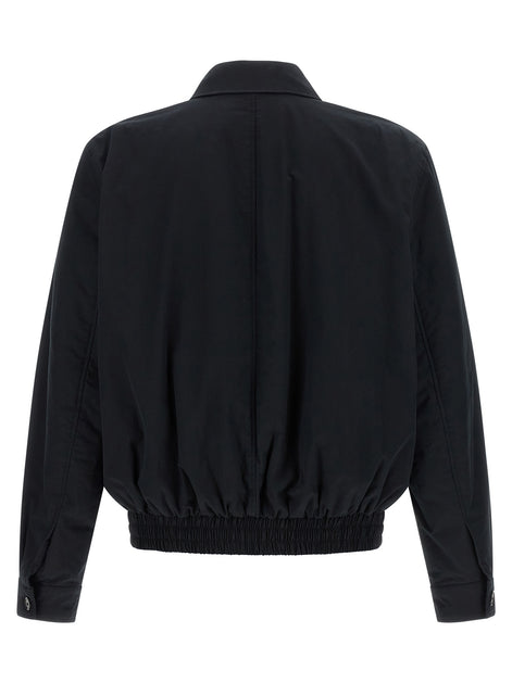 Saint Laurent Black Cotton Shell Jacket